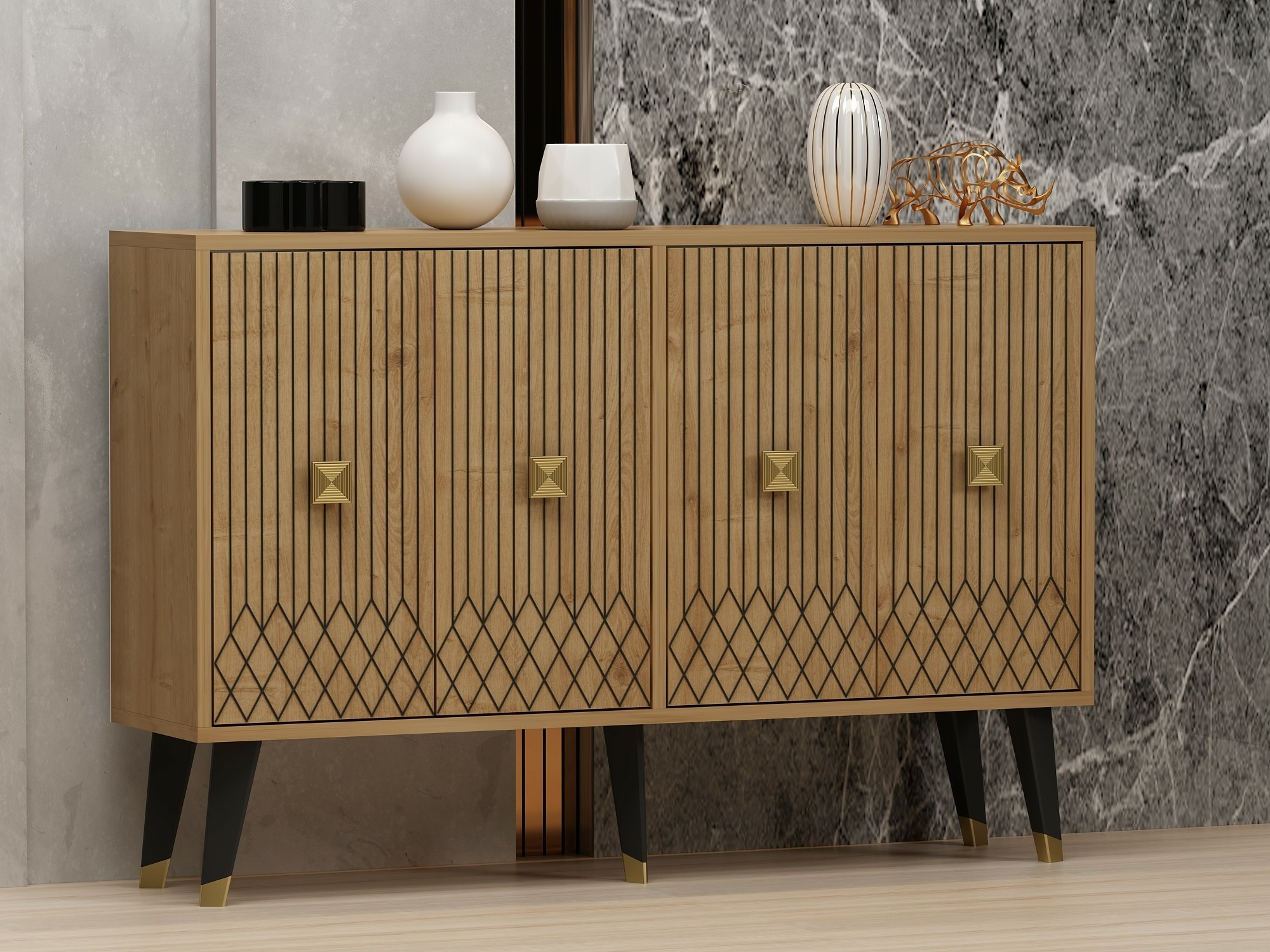 Omarica Dunliru 100 (Hrast + Zlata)