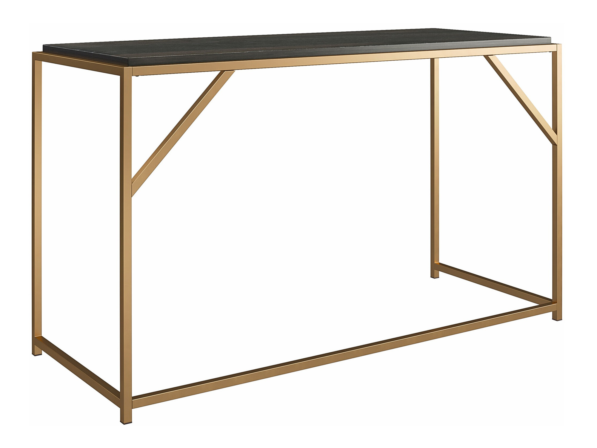 Pisalna miza Tulsa 637 (Temno rjava + Zlata)