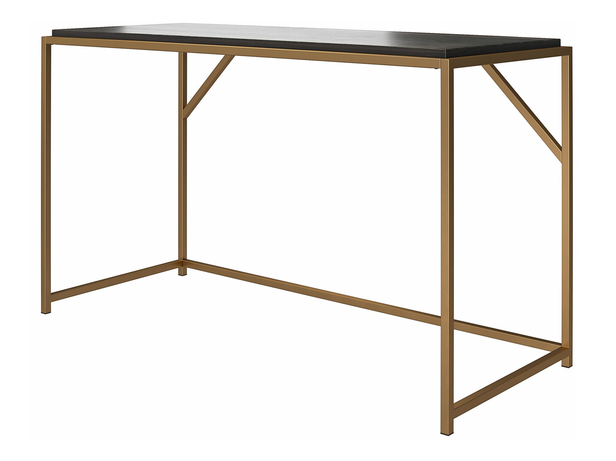 Pisalna miza Tulsa 637 (Temno rjava + Zlata)