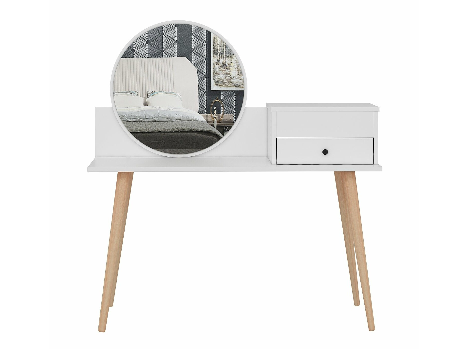 Toaletna mizica Kailua 215 (Bela)