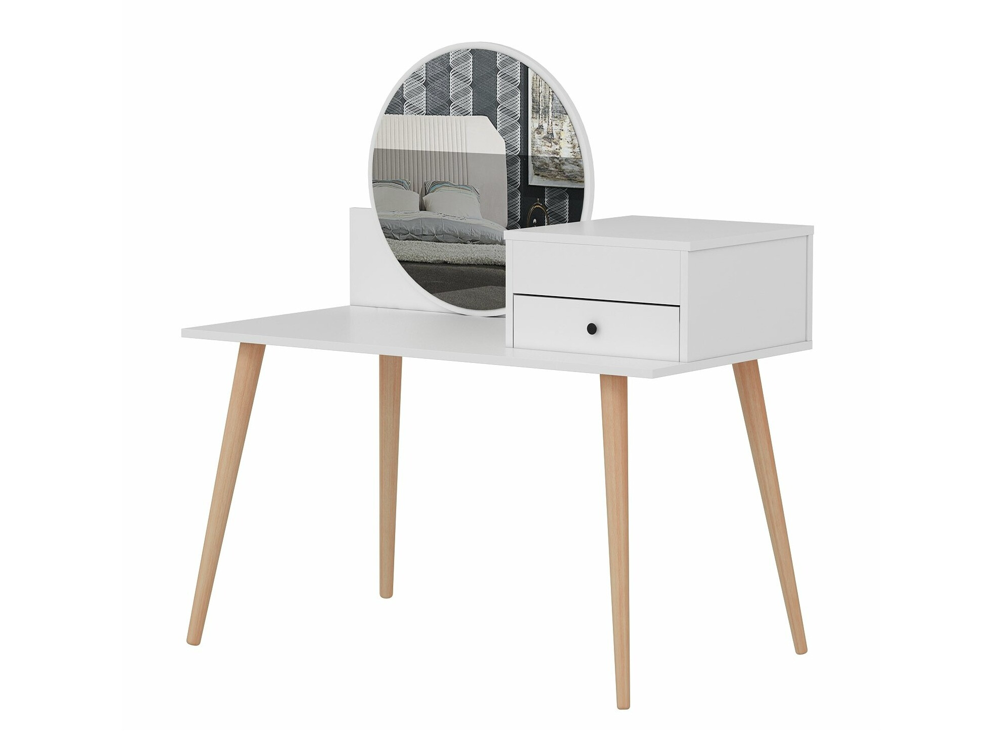 Toaletna mizica Kailua 215 (Bela)