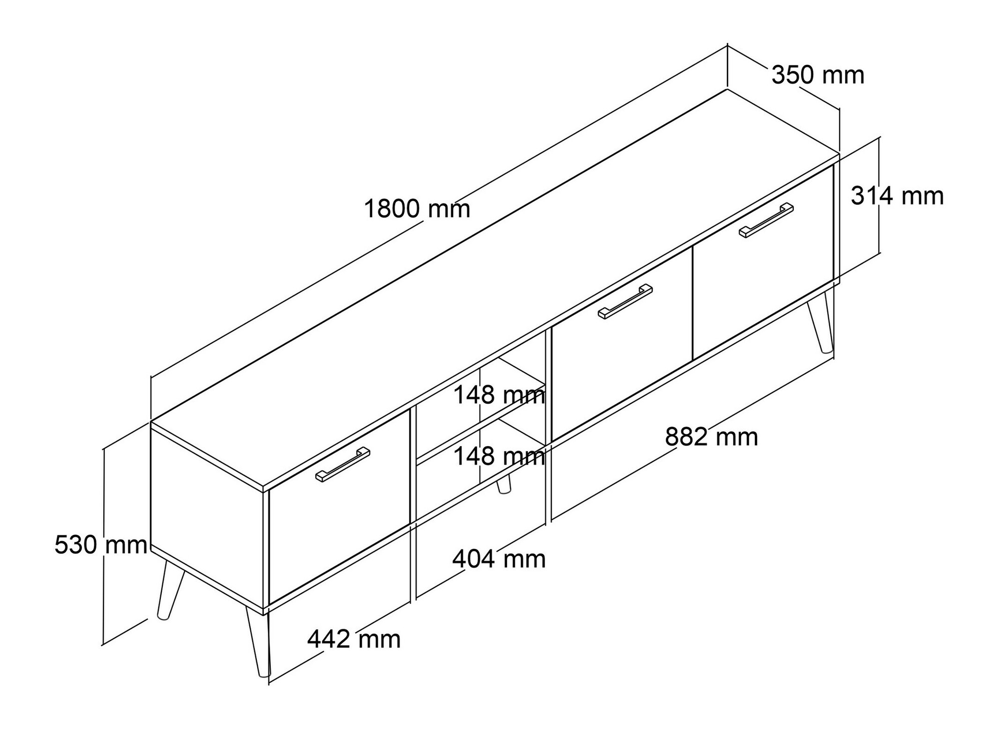 TV-omarica Nolcava 103 (Oreh + Antracit)