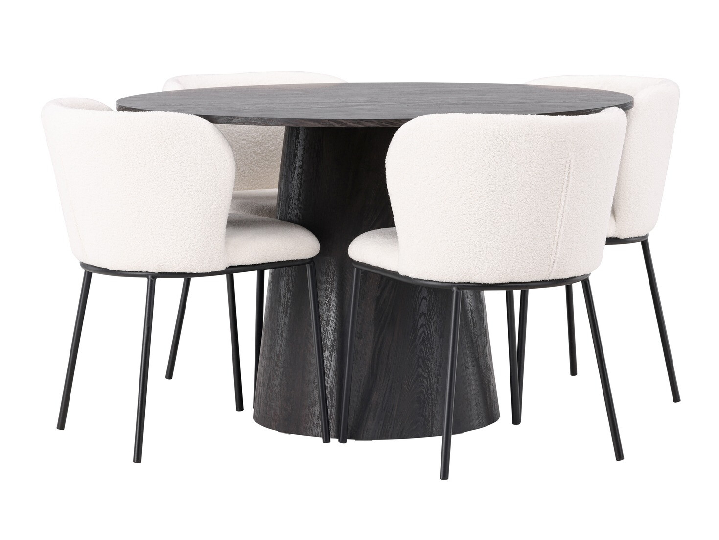 Jedilniški komplet Dallas 4314 (Temno rjava)