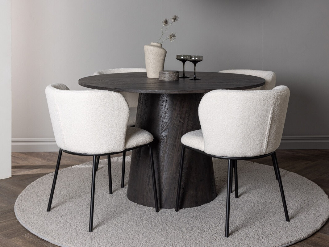 Jedilniški komplet Dallas 4314 (Temno rjava)