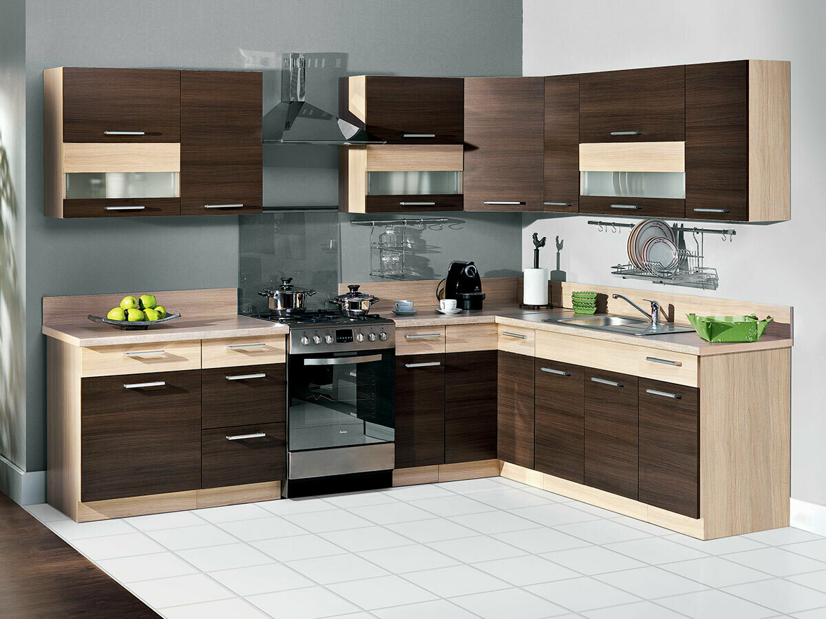 Modularna stenska omarica Mode Dark 103