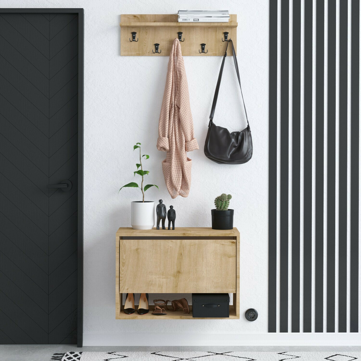 Komplet za predsobo Sonliro 117