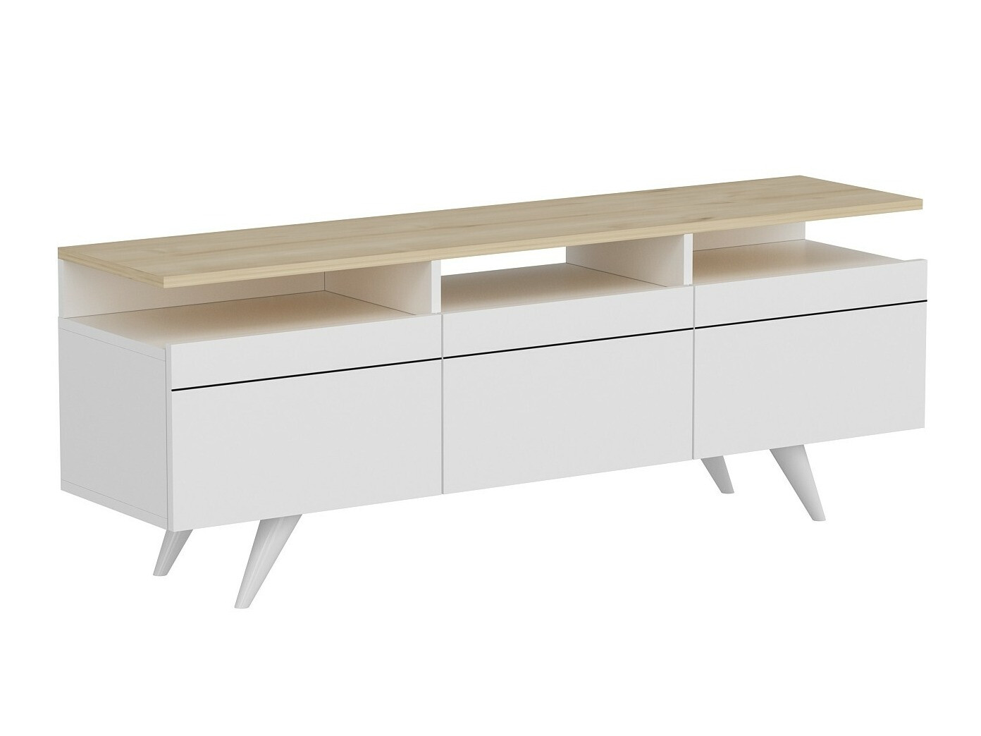 TV-omarica Kailua 1785 (Bela + Hrast)