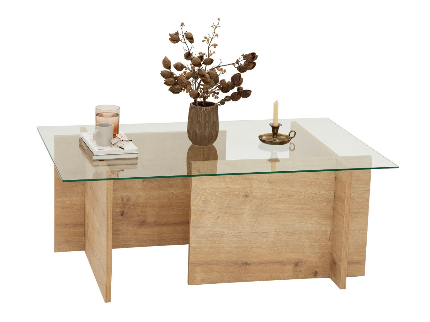 Klubska mizica Asheboro 176 (Hrast)