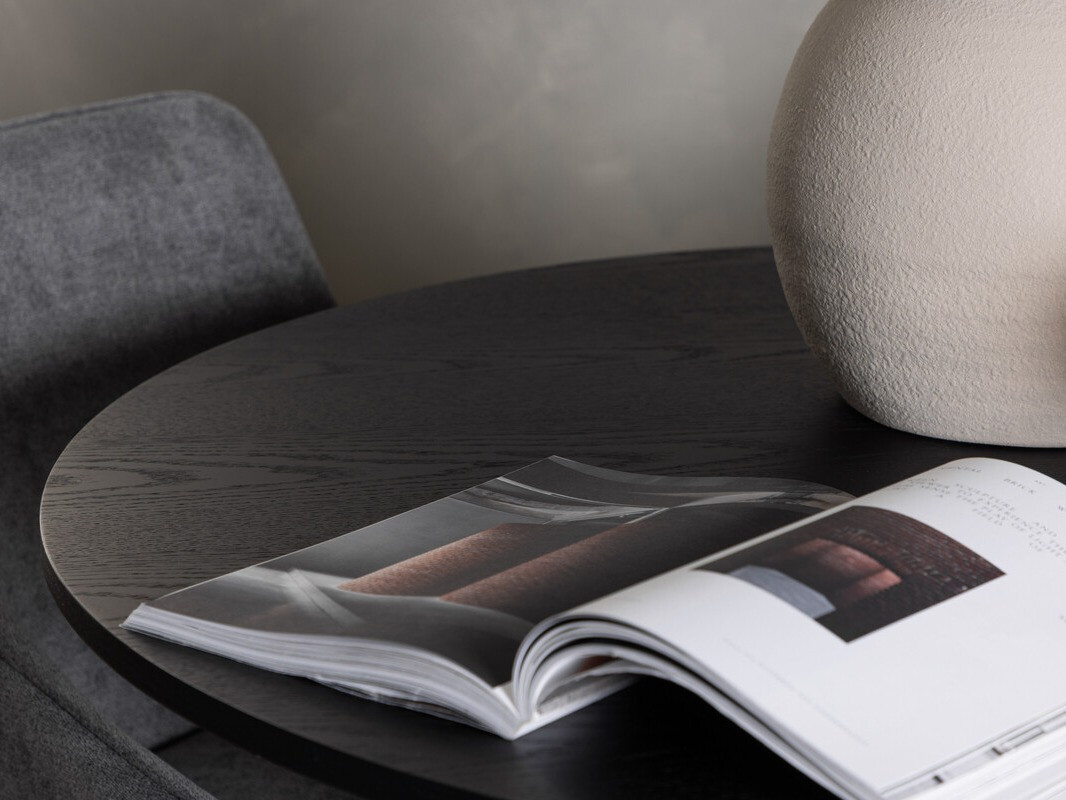 Jedilniški komplet Dallas 4325 (Temno siva + Črna)