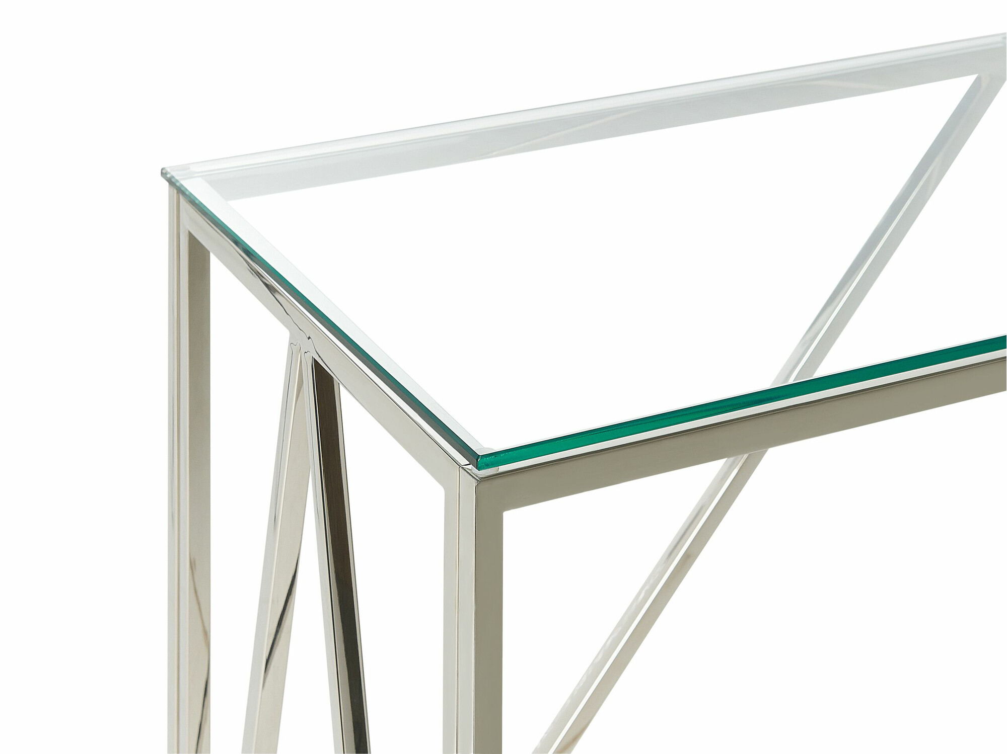 Konzolna miza Berwyn 1698 (Srebrna)