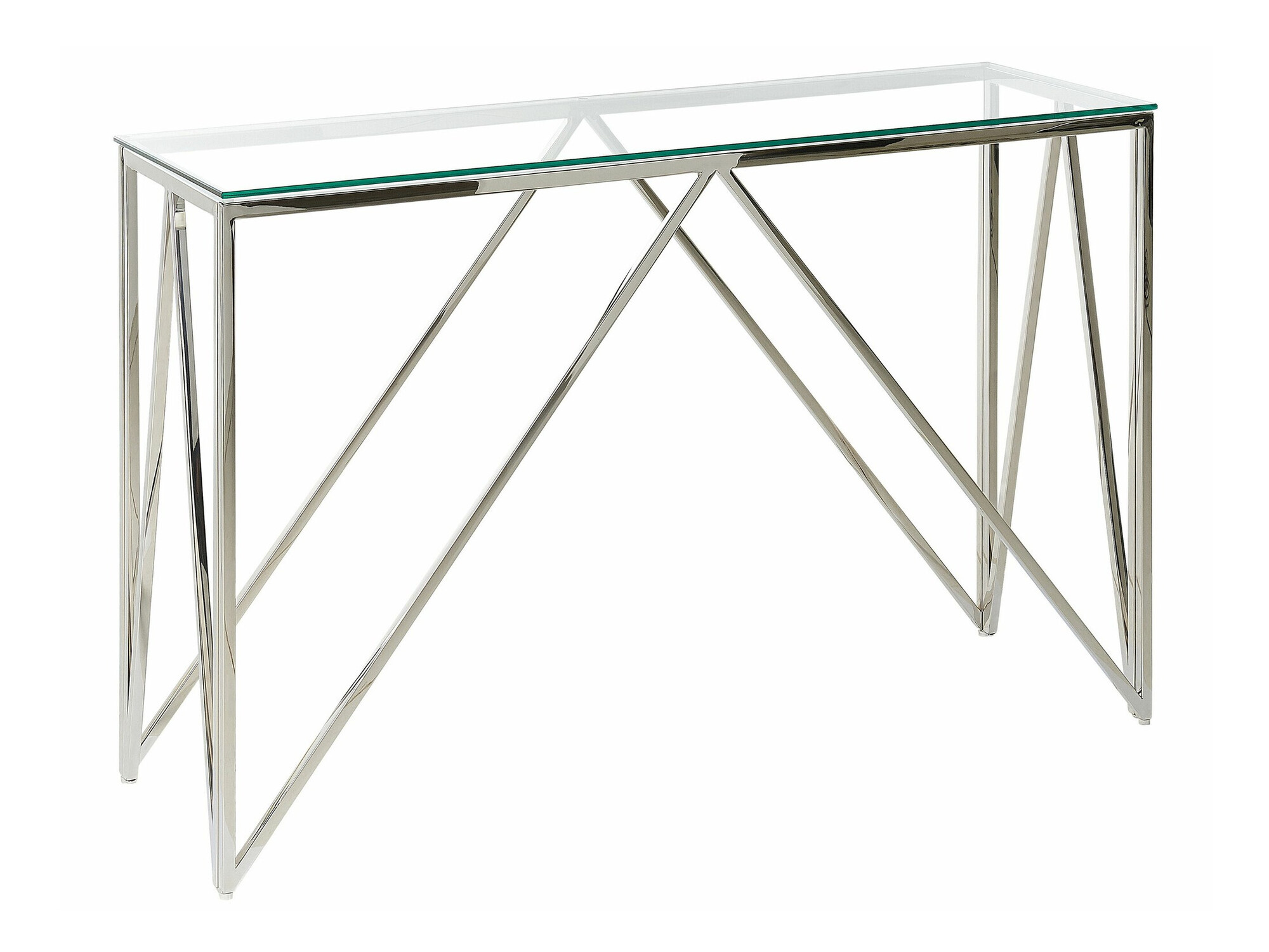 Konzolna miza Berwyn 1698 (Srebrna)