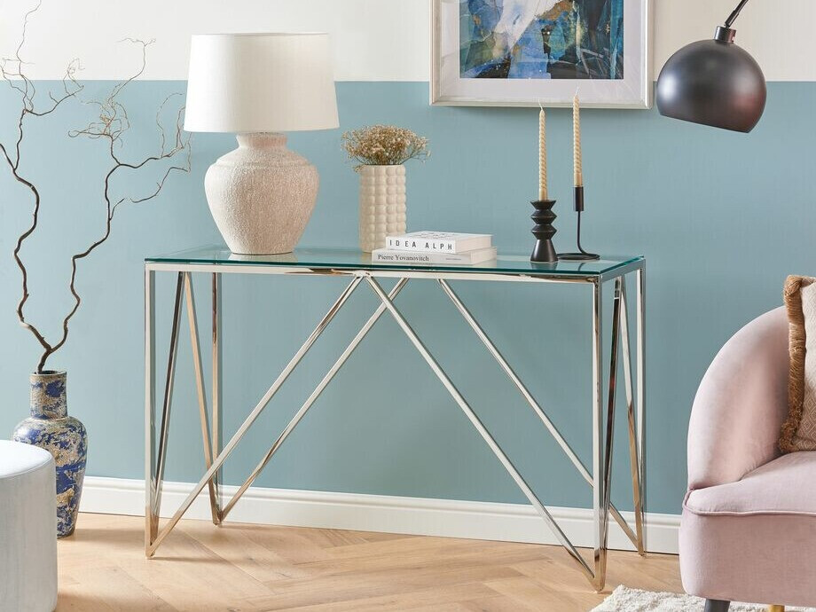 Konzolna miza Berwyn 1698 (Srebrna)