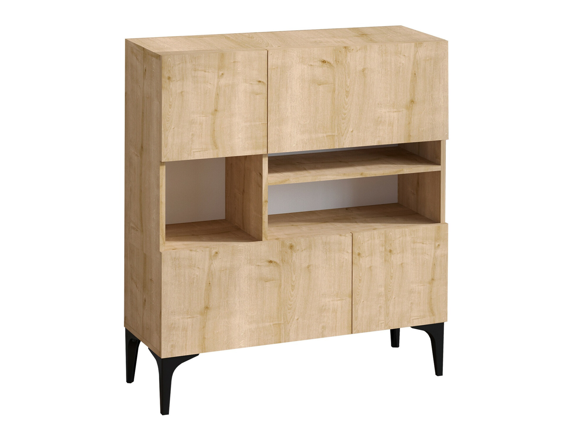 Omarica Vestesu 139 (Črna + Hrast)