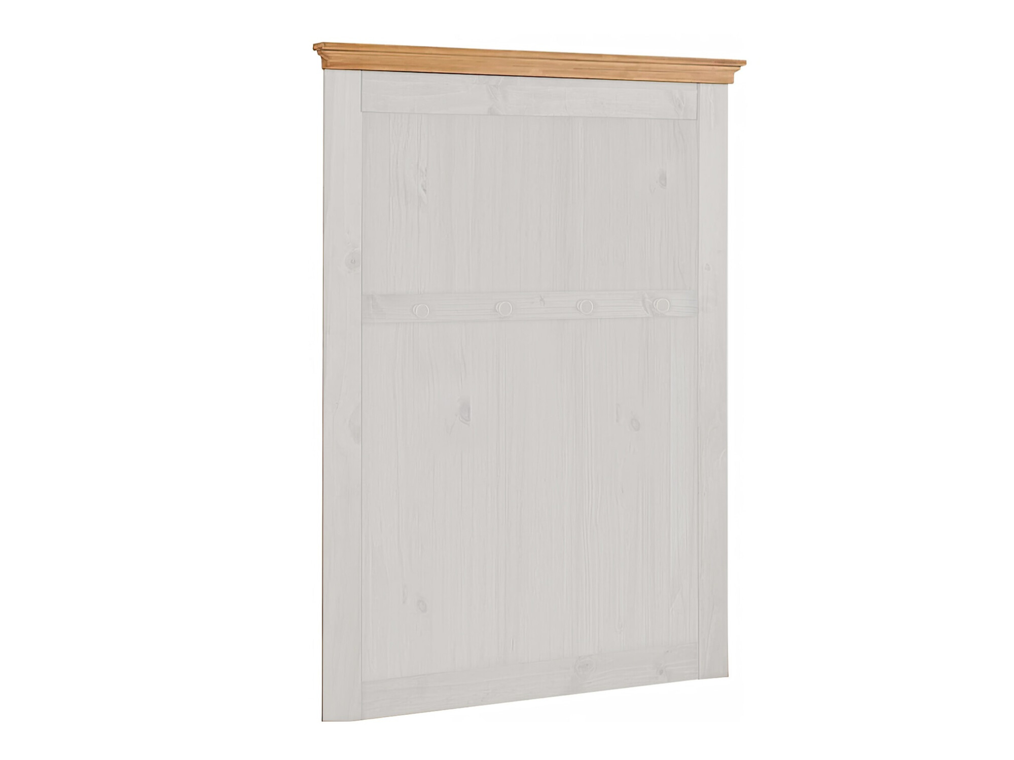 Obešalnik Denton 1298 (Bela + Svetlo rjava)