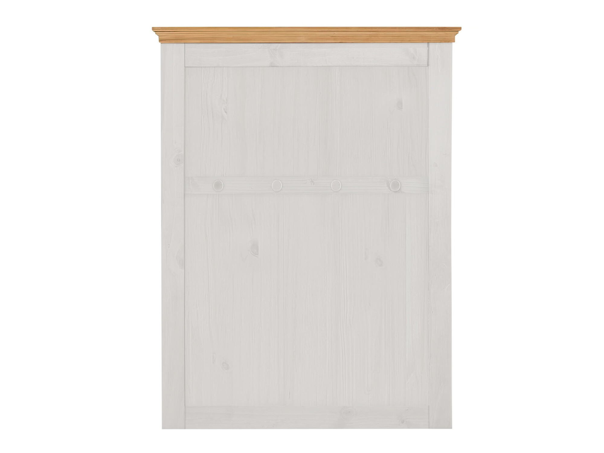 Obešalnik Denton 1298 (Bela + Svetlo rjava)