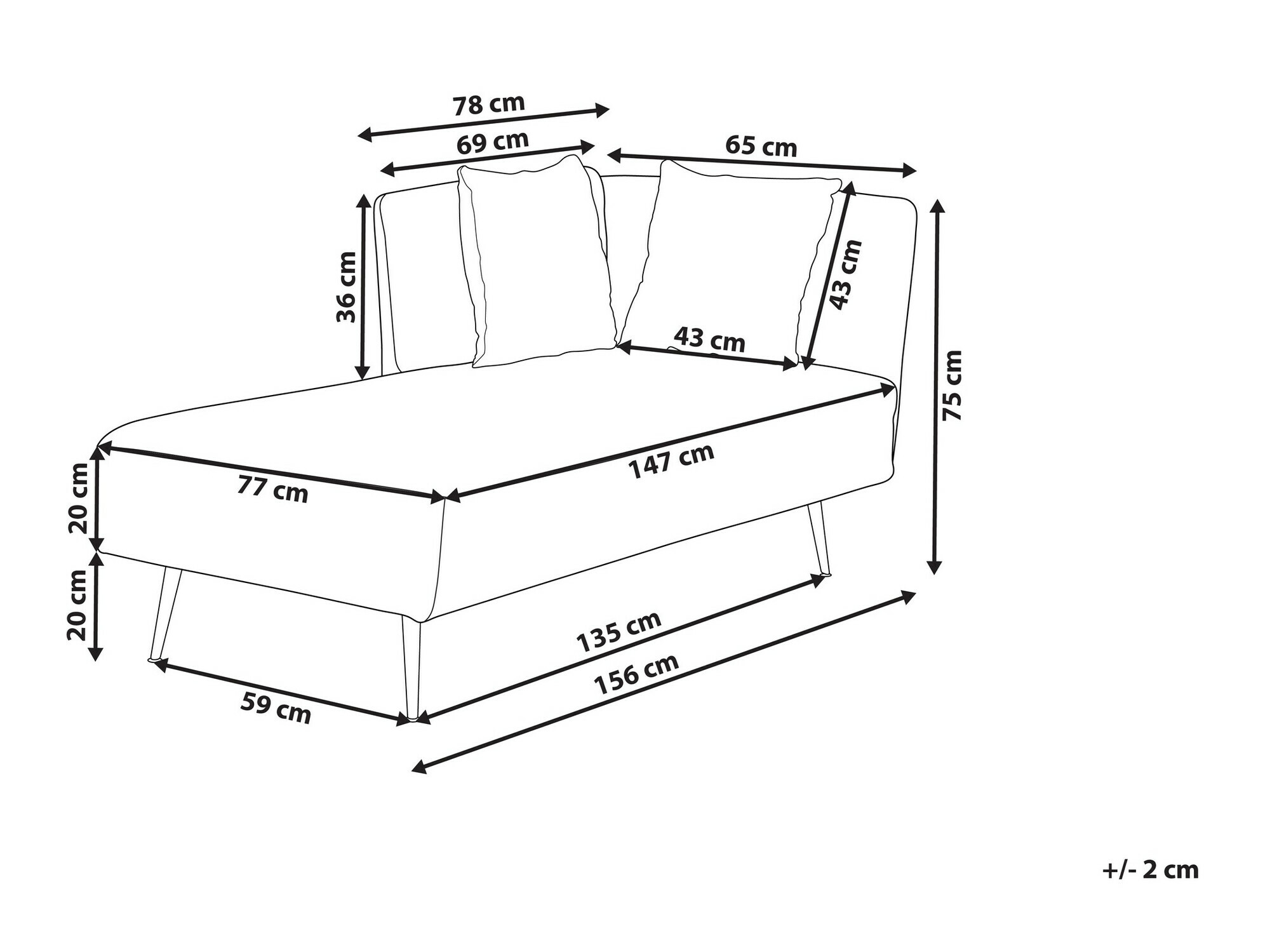 Počivalnik Berwyn 1062 (Bež)
