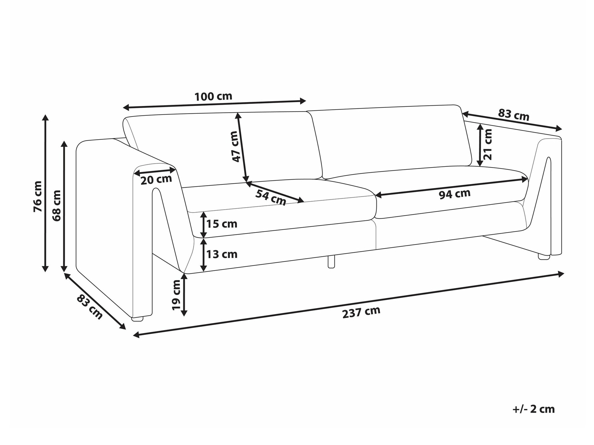 Kavč Berwyn 1726 (Taupe)