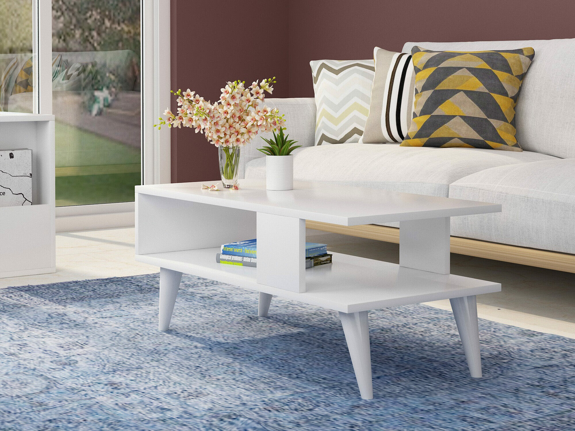 Klubska mizica Kailua 1866 (Bela)