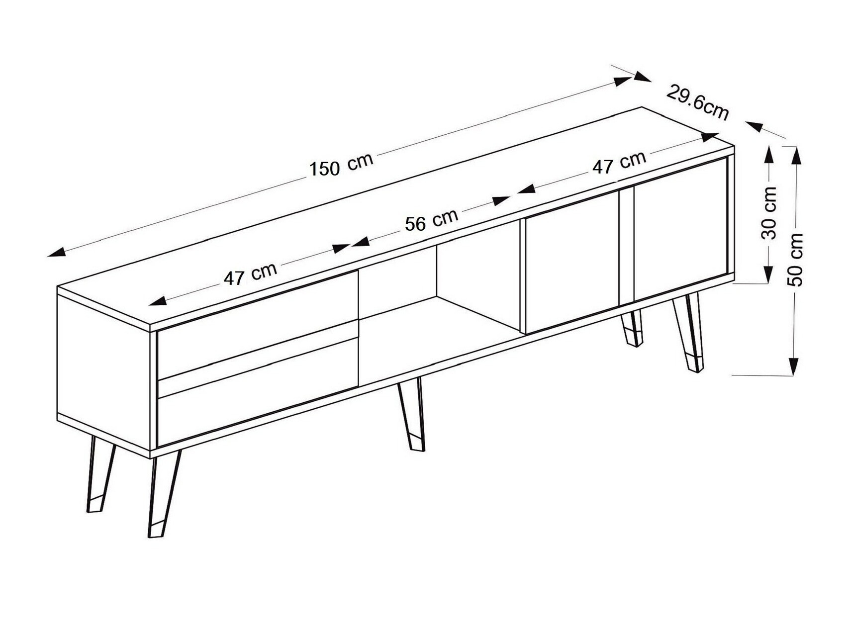TV-omarica Kailua 1871 (Bela + Zlata)