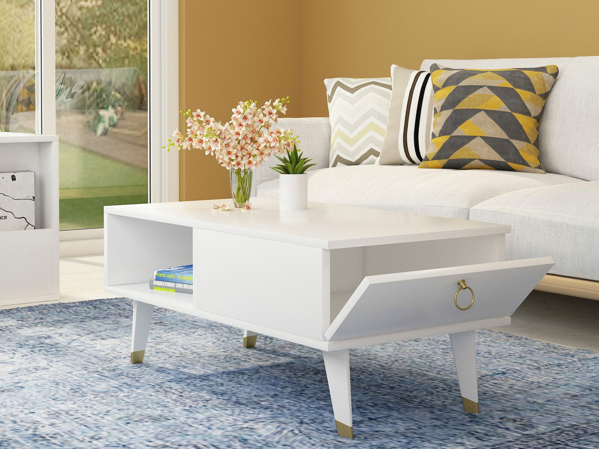 Klubska mizica Kailua 1872 (Bela)