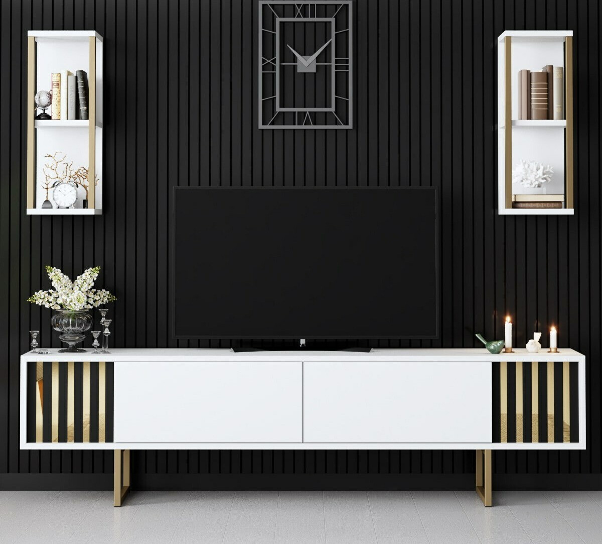 Komplet za dnevno sobo Kailua 2398 (Bela)