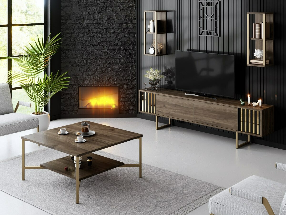 Komplet za dnevno sobo Kailua 2398 (Oreh)