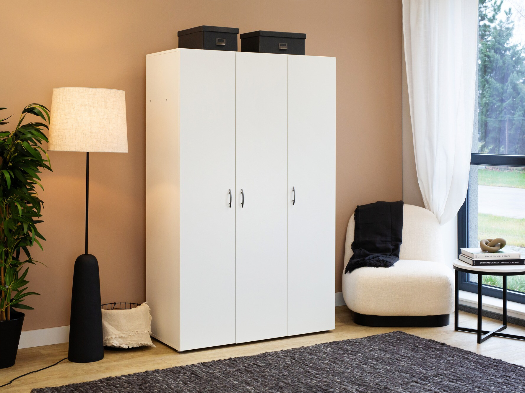 Garderobna omara Bristol 184 (Bela)