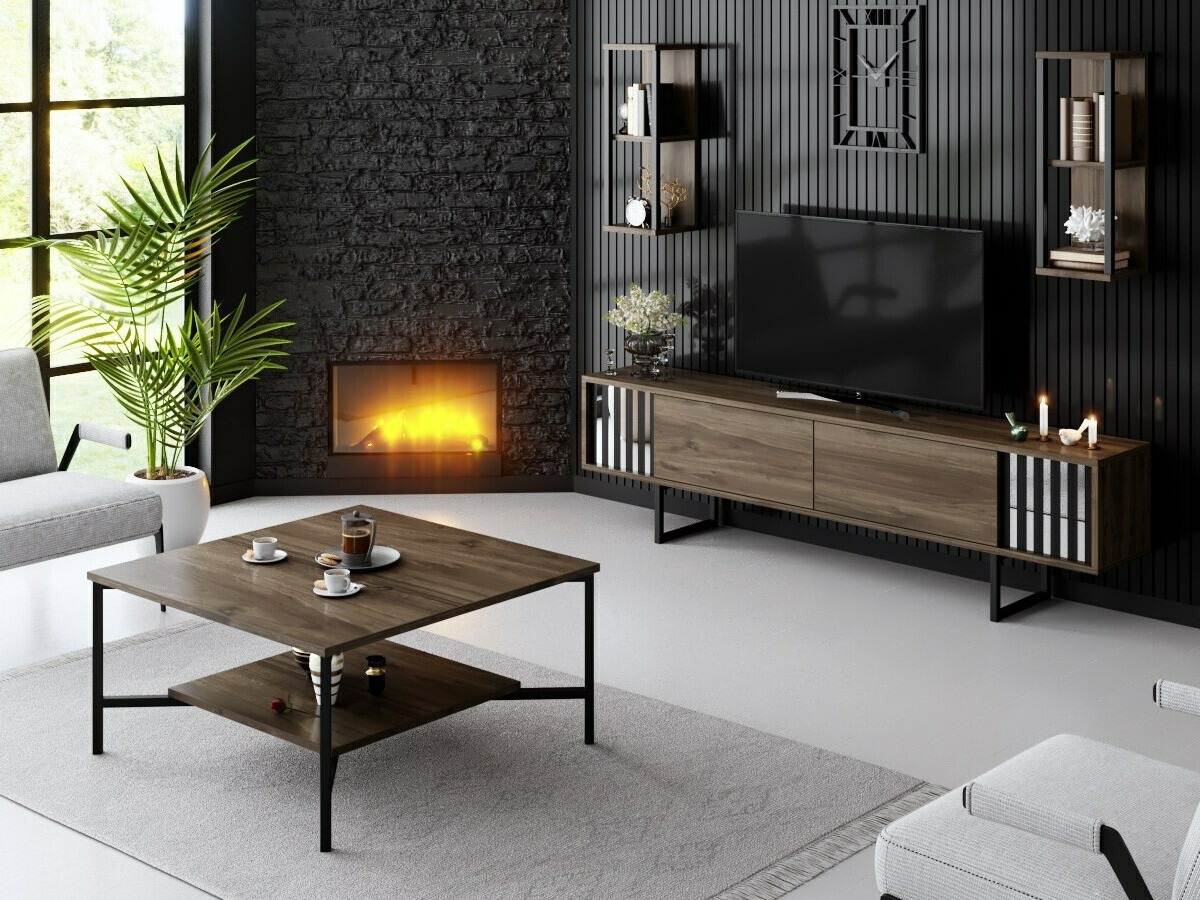 Komplet za dnevno sobo Kailua 2398 (Oreh)