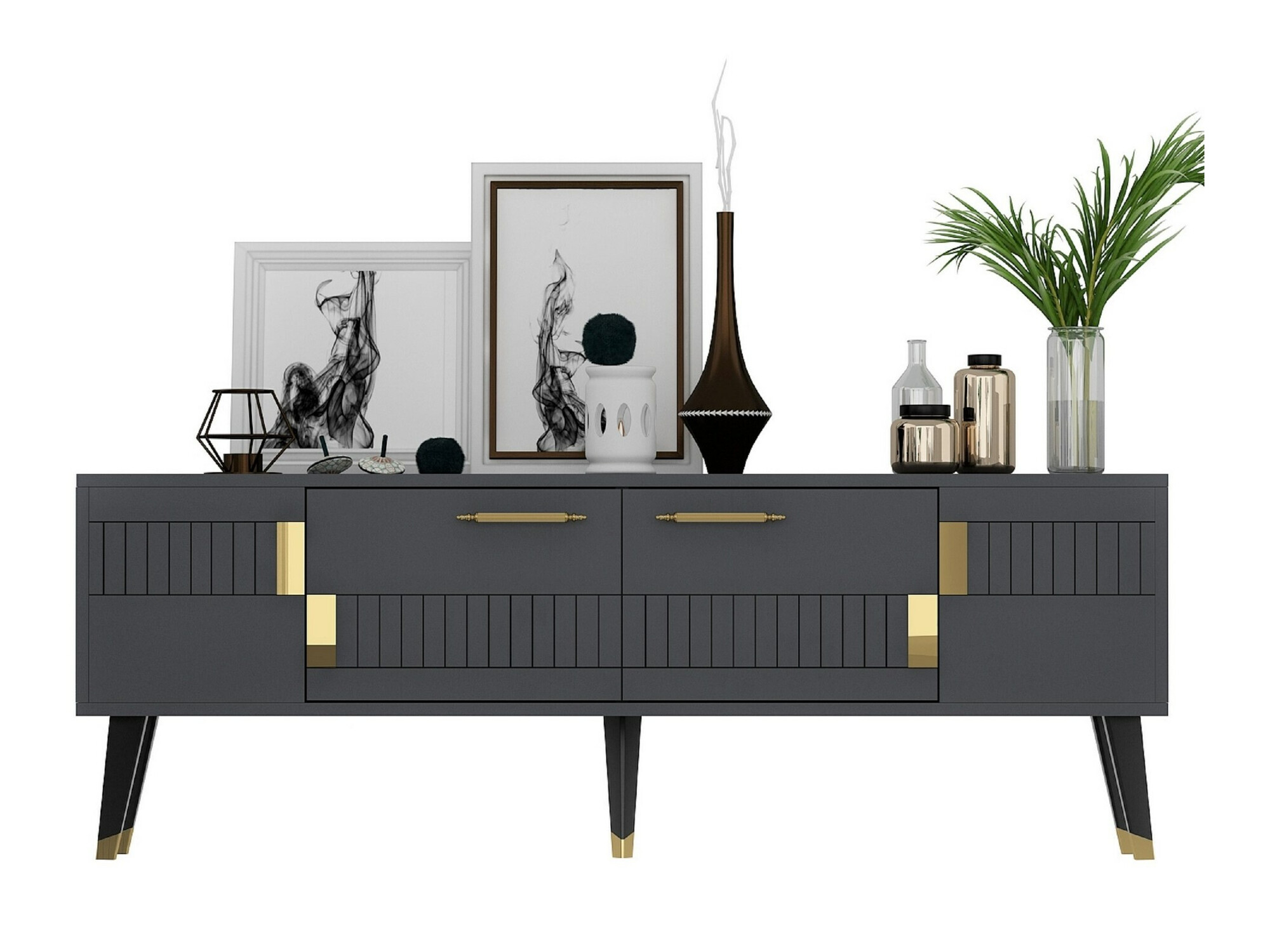 TV-omarica Kailua 1880 (Antracit + Zlata)