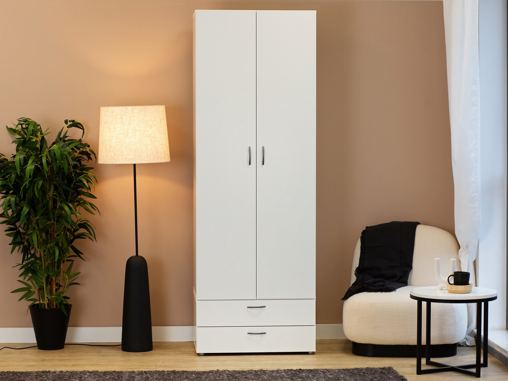 Garderobna omara Bristol 187 (Bela)