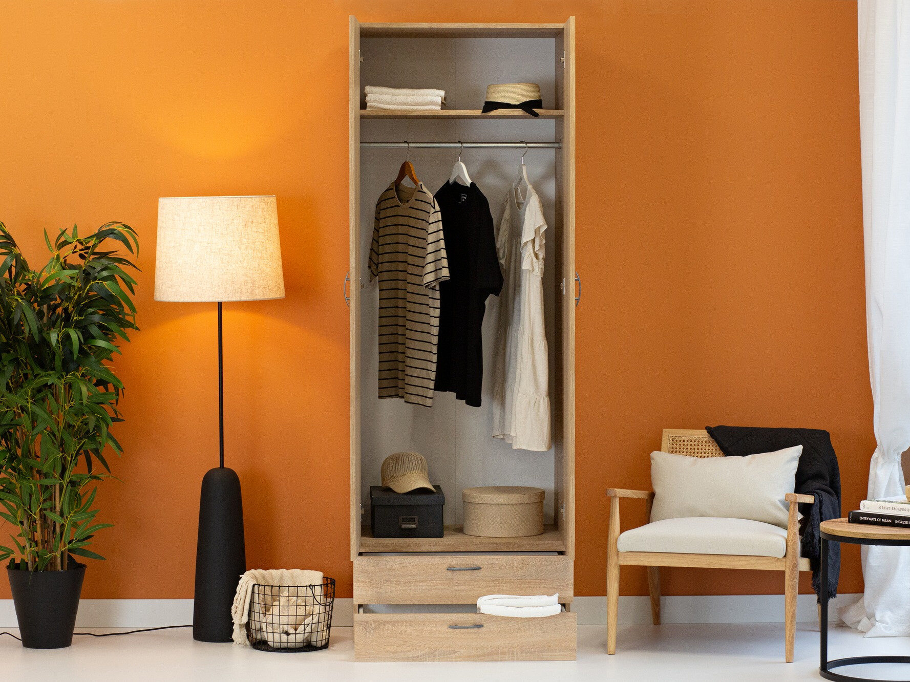 Garderobna omara Bristol 187 (Sonoma hrast)