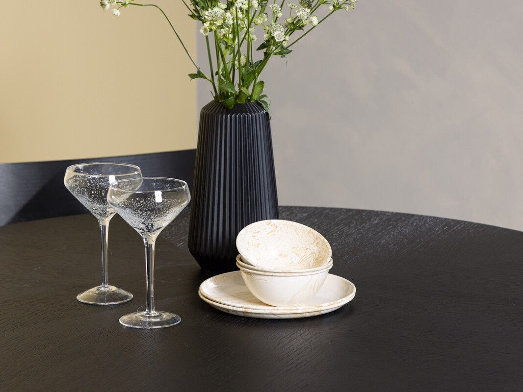 Jedilniški komplet Dallas 4336 (Črna)