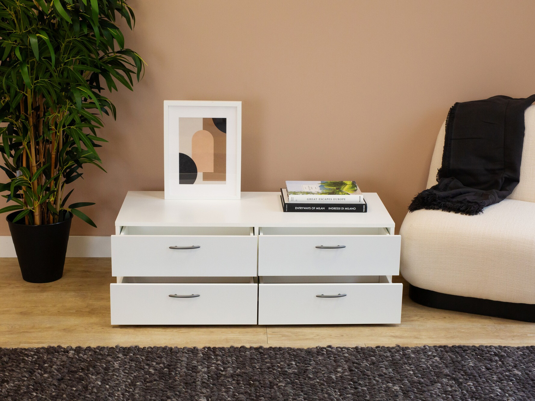 Komoda Bristol 186 (Bela)