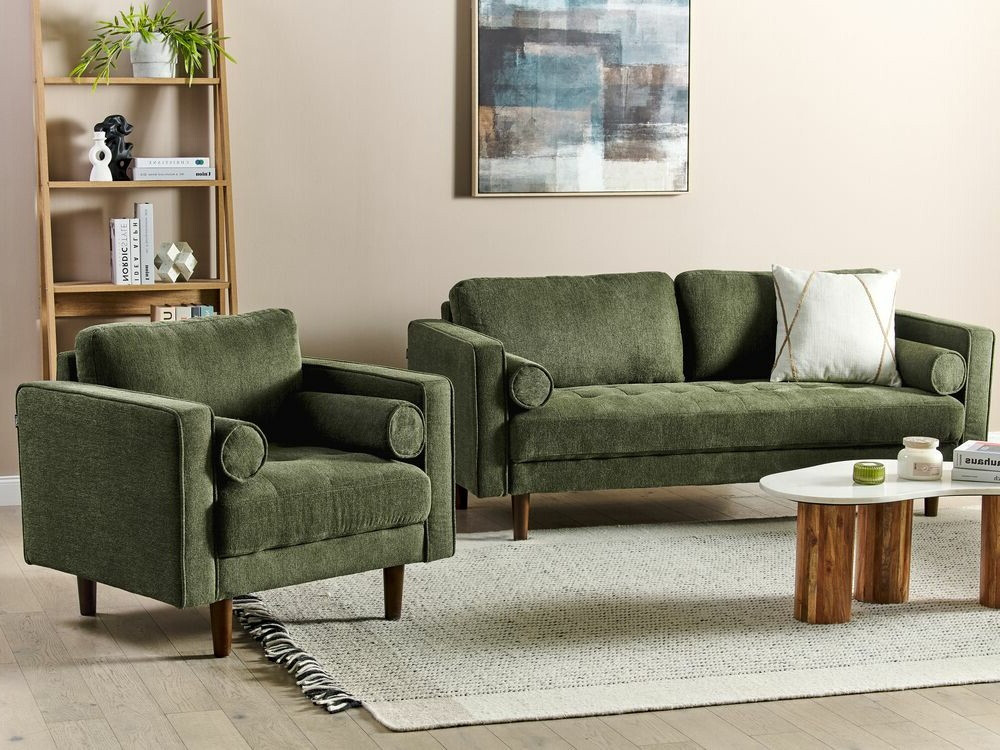 Komplet oblazinjenega pohištva Berwyn 1736 (Zelena)