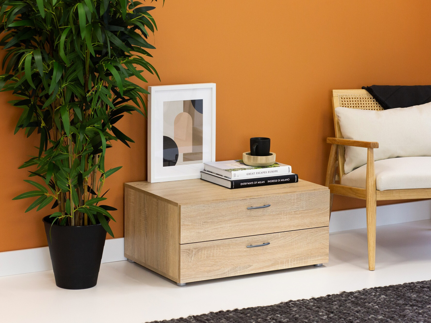 Stranska mizica Bristol 185 (Sonoma hrast)