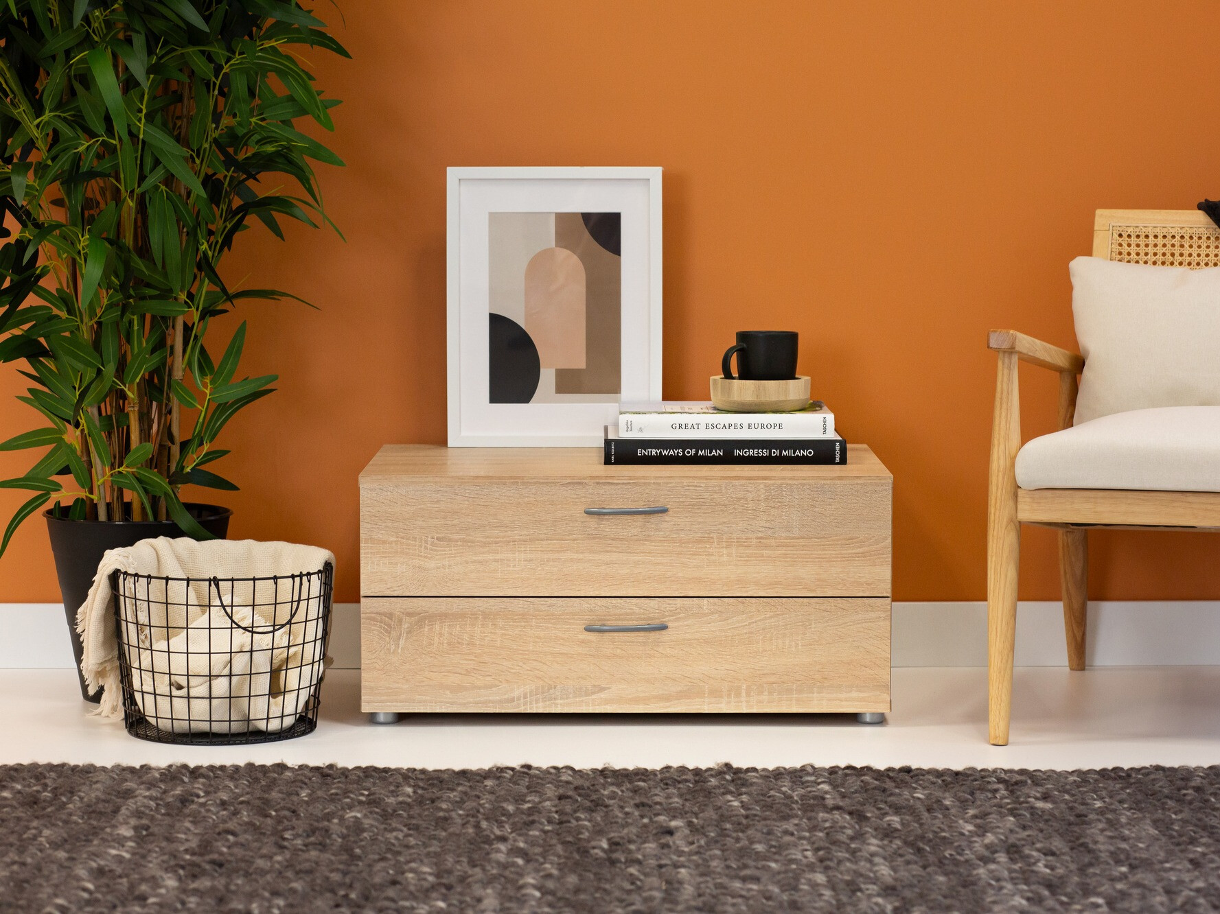 Stranska mizica Bristol 185 (Sonoma hrast)