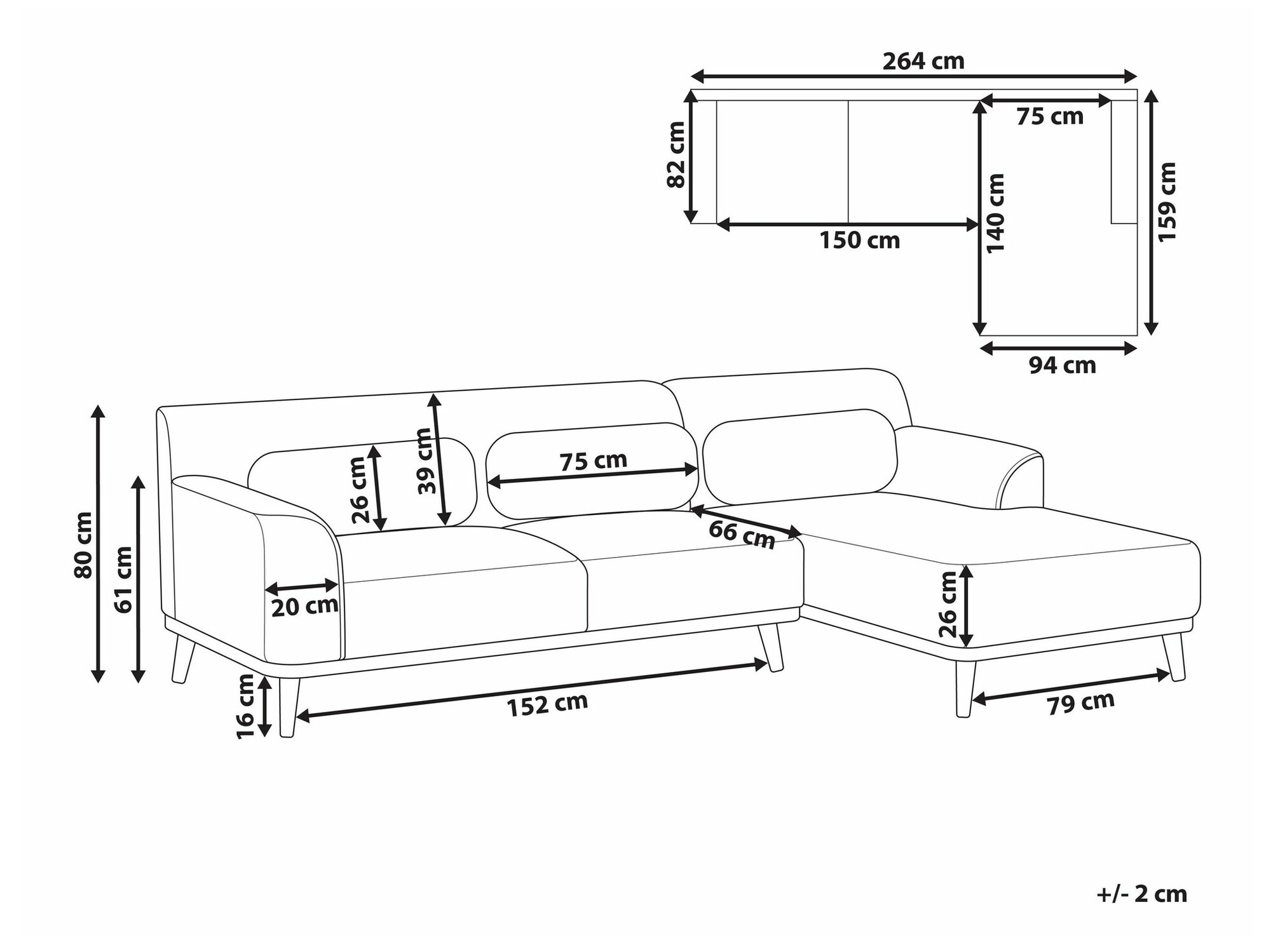 Kotna garnitura Berwyn 1747 (Temno zelena)