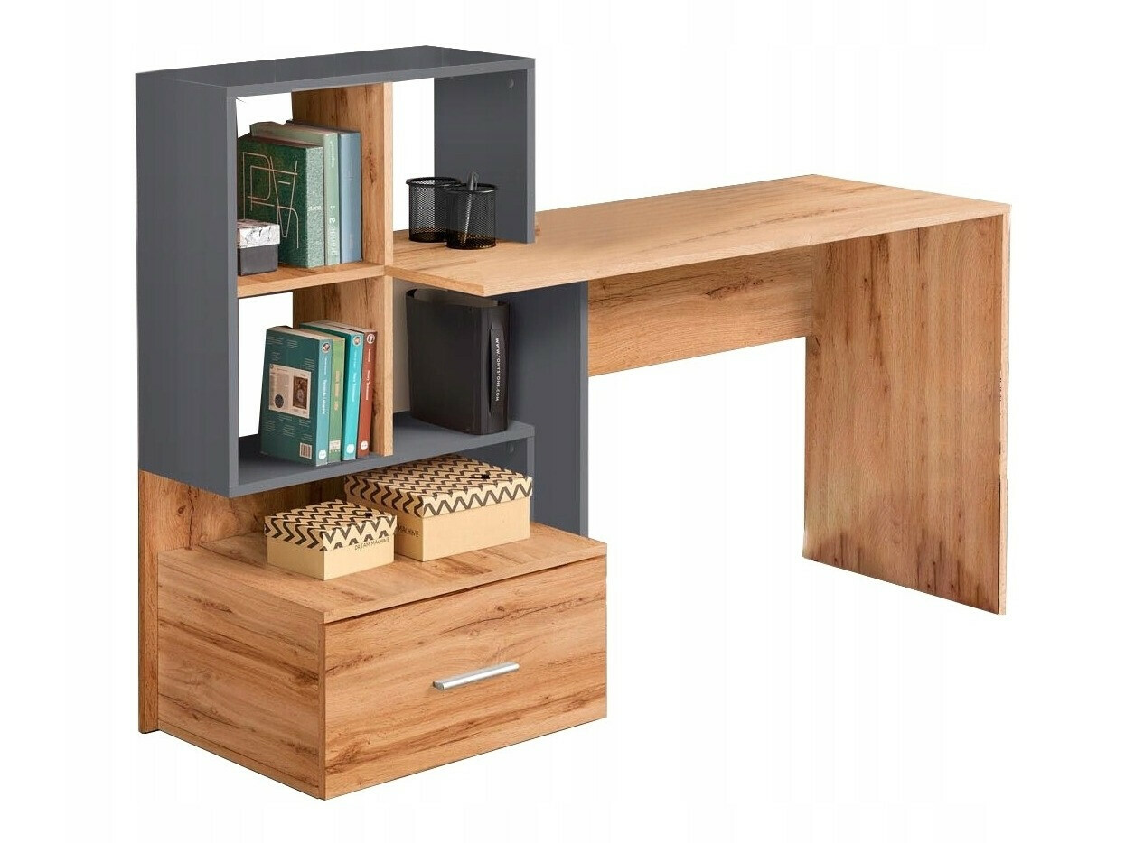 Pisalna miza Houston 826 (Wotan hrast + Antracit)