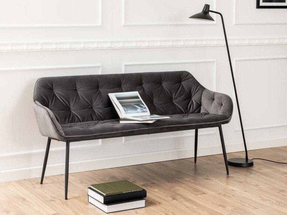 Klop z oblazinjenjem Norsica 589 (Temno siva)