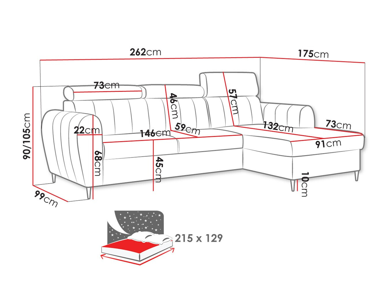 Kotna garnitura Temple 126 (Paros 2)