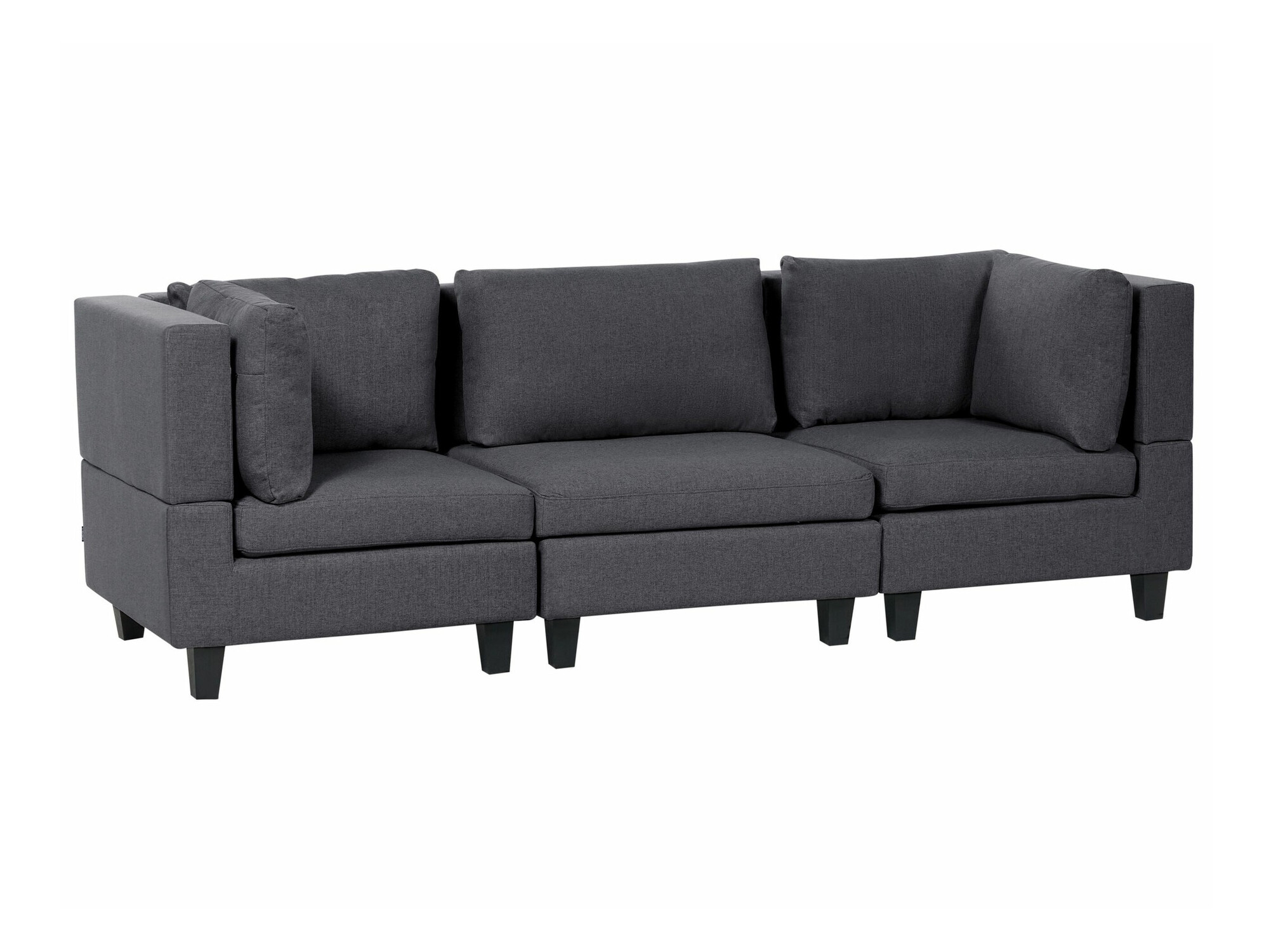 Modularni kavč Elbmeli 100 (Temno siva)