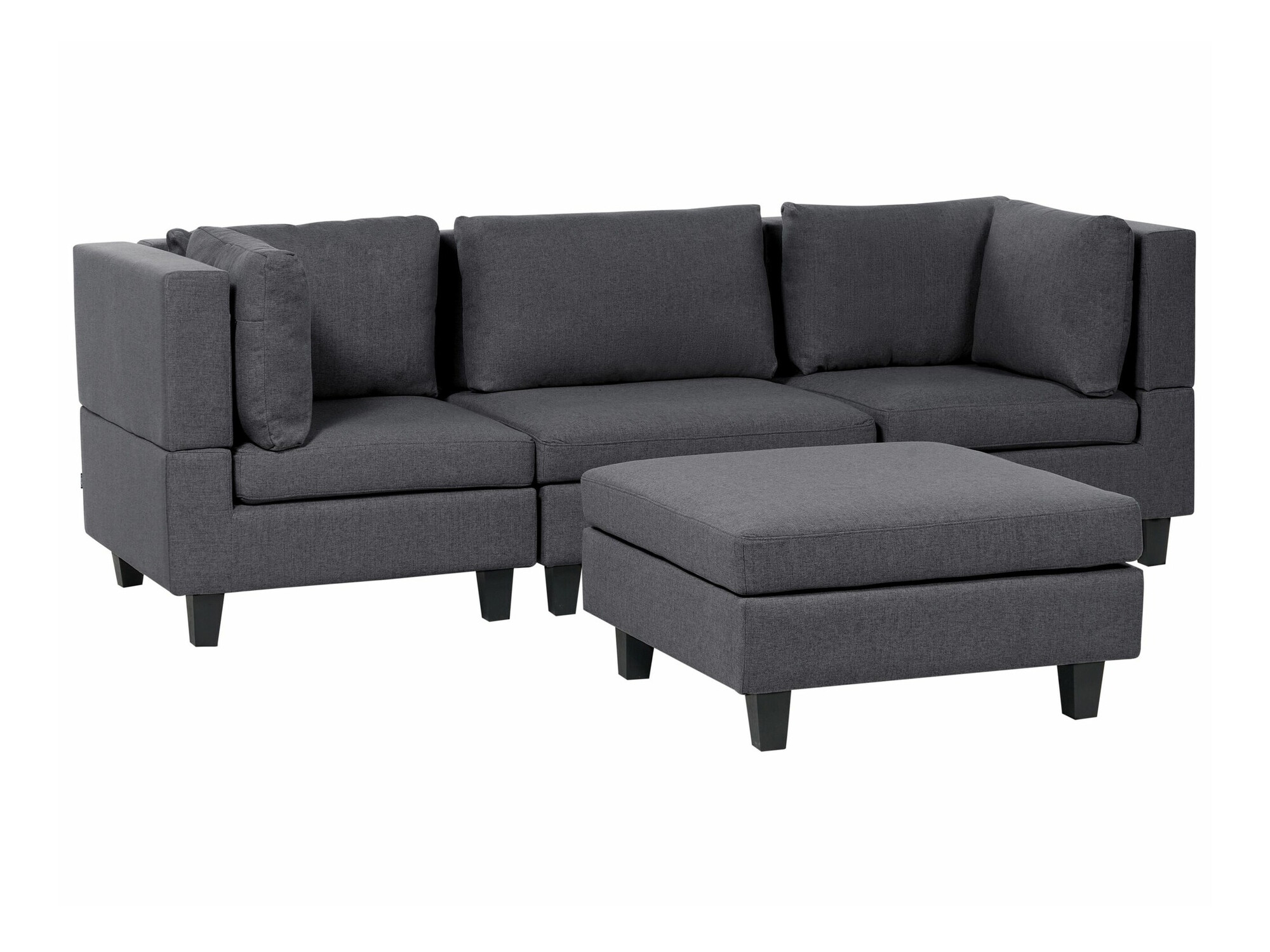 Modularni kavč Elbmeli 100 (Temno siva)