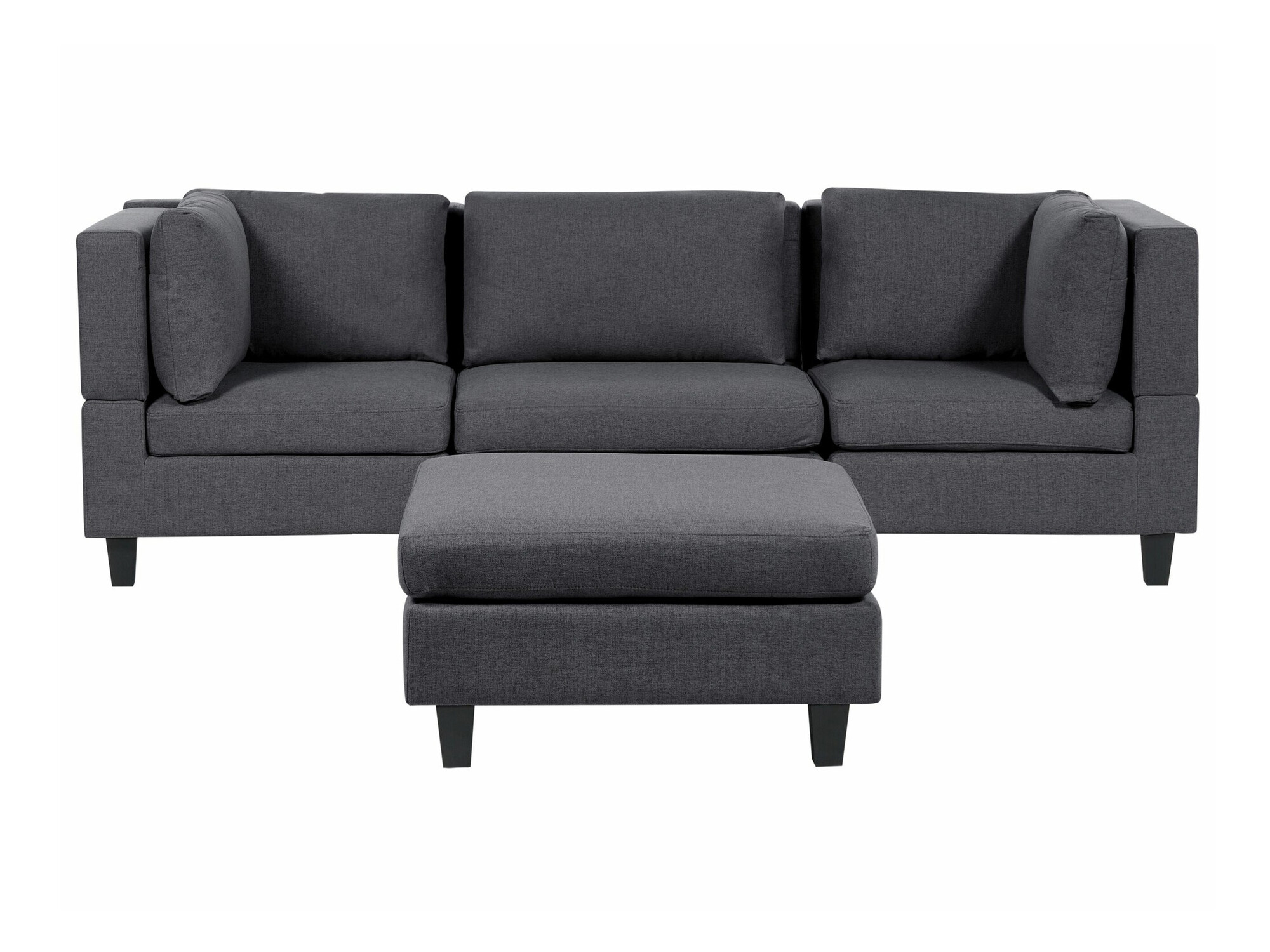 Modularni kavč Elbmeli 100 (Temno siva)
