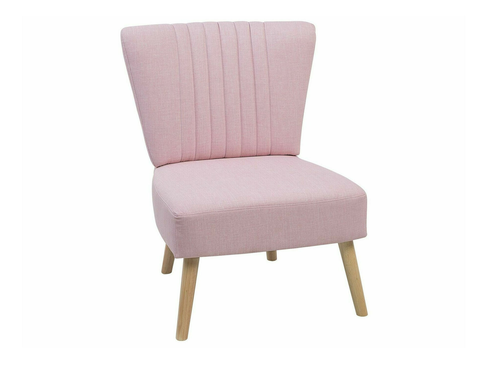 Fotelj Berwyn 1131 (Roza + Svetel les)