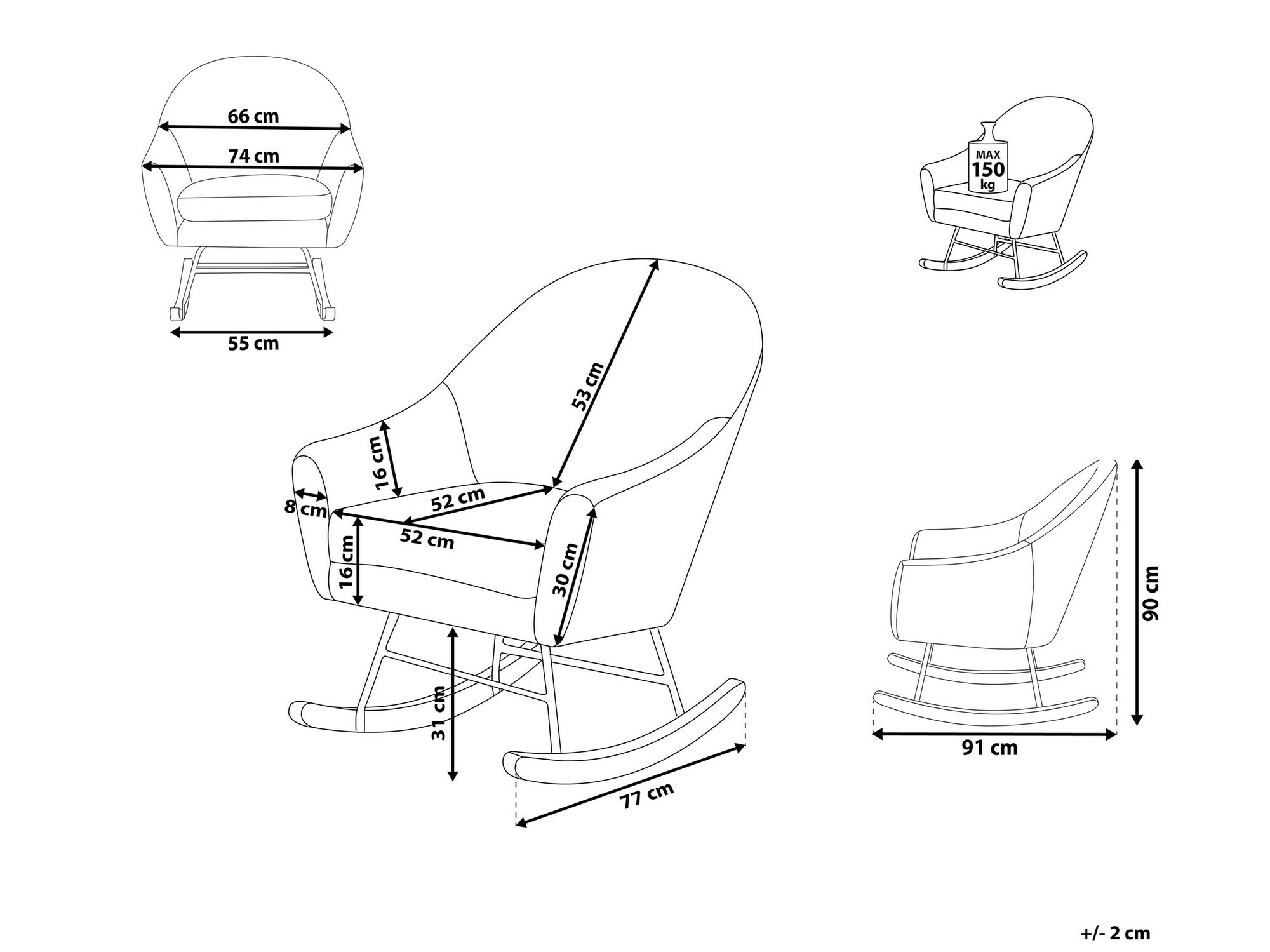 Gugalnik Berwyn 1216 (Svetlo siva)