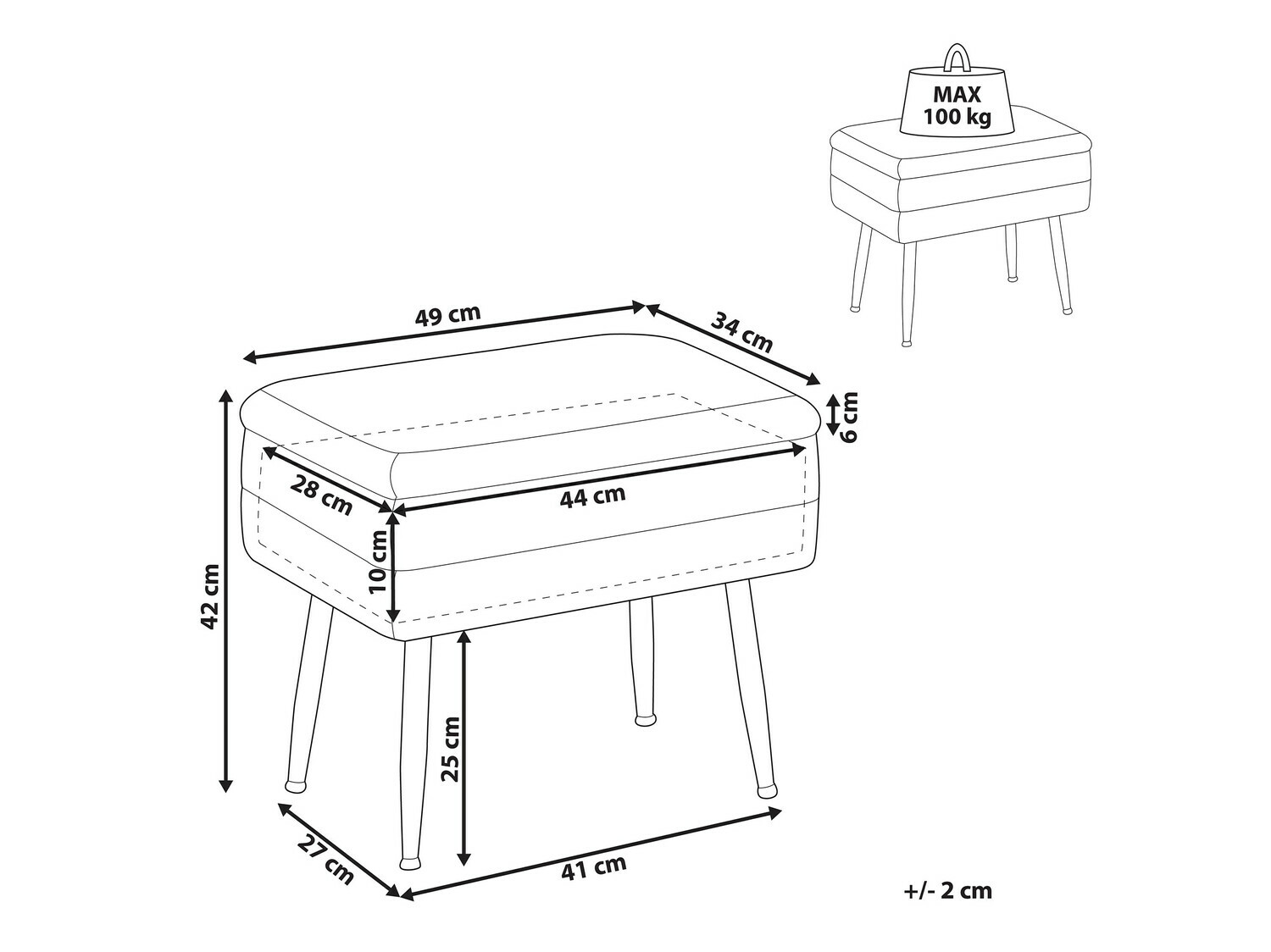 Tabure Berwyn 864 (Roza)
