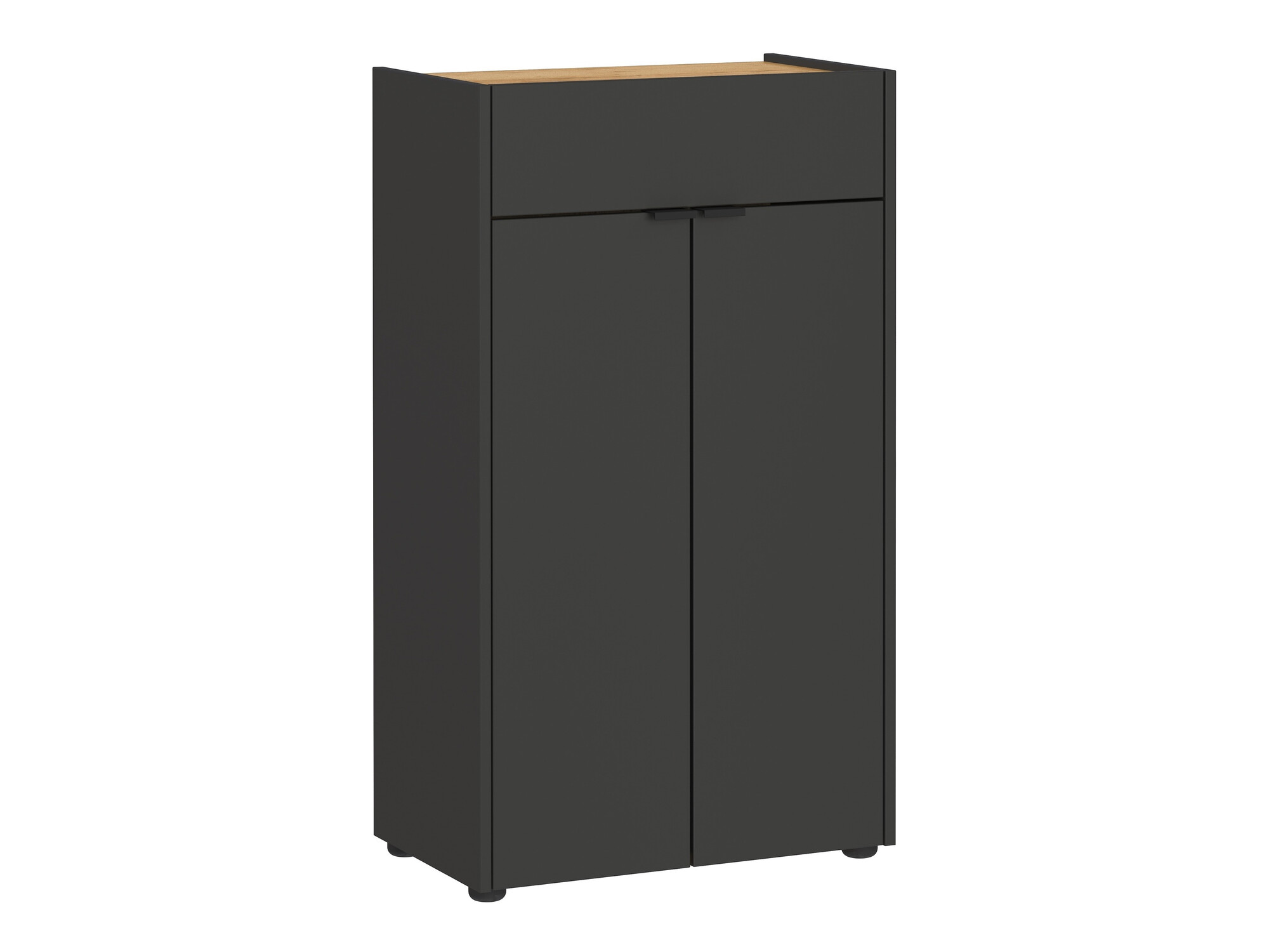 Prostostoječa Kopalniška omarica Ventei 102 (Grafit + Navarra hrast)