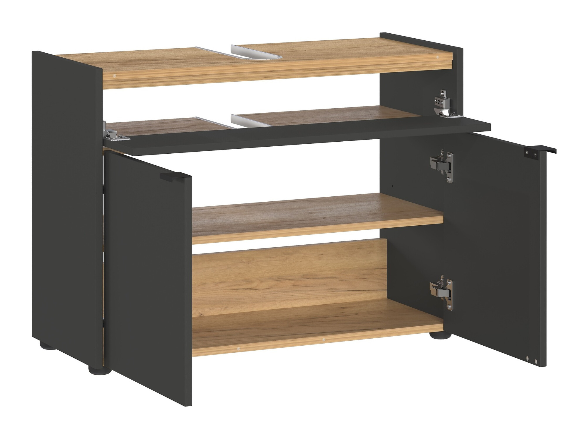 Kopalniški komplet Ventei 104 (Grafit + Navarra hrast)