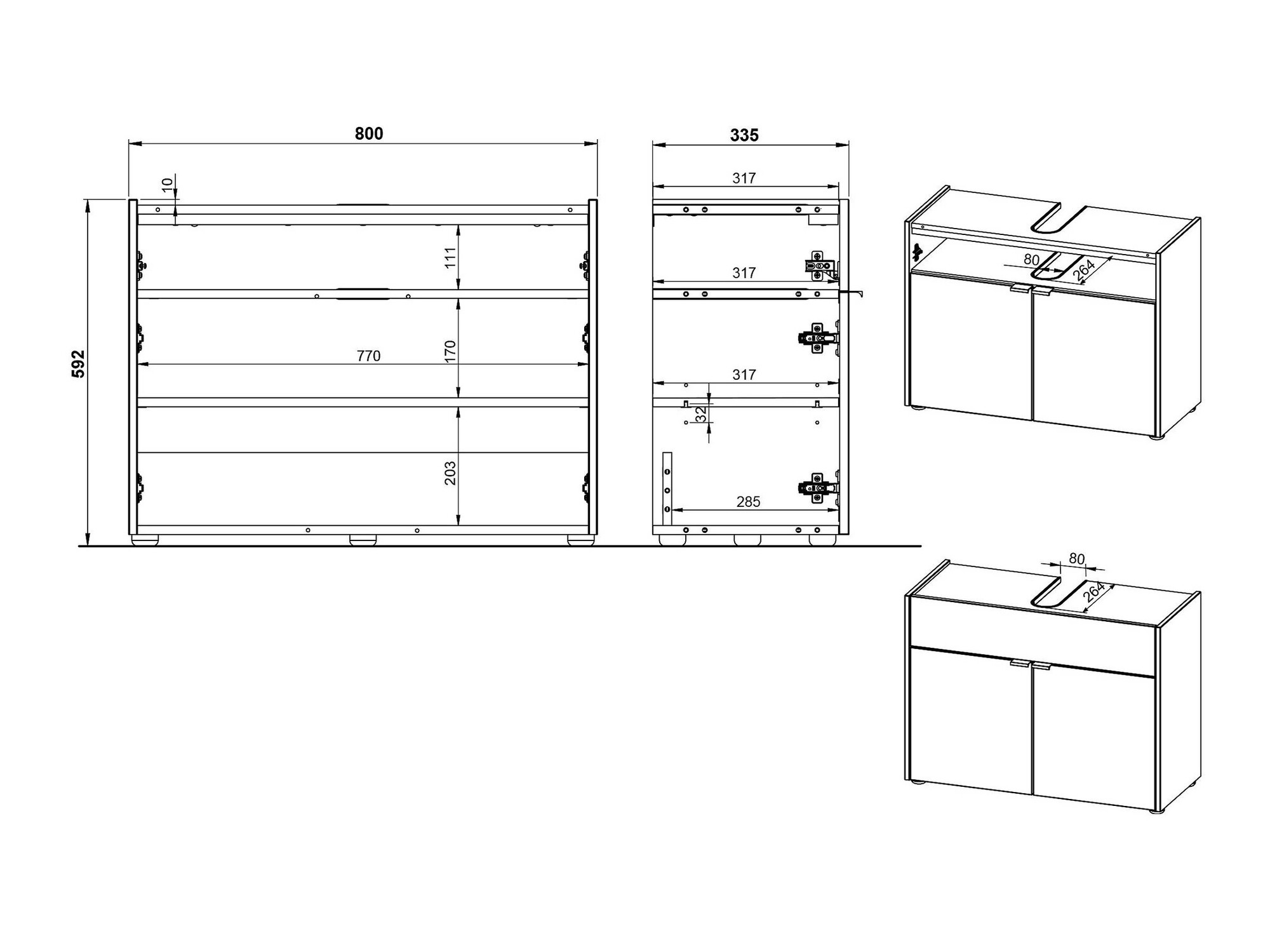 Kopalniški komplet Ventei 104 (Grafit + Navarra hrast)