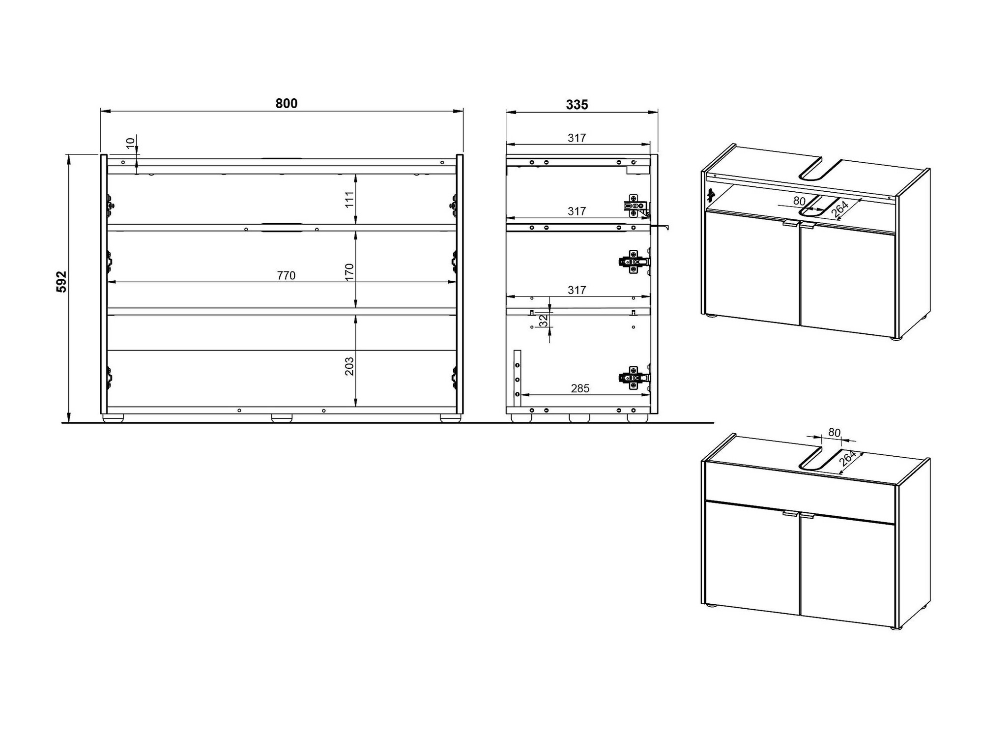 Kopalniški komplet Ventei 109 (Grafit + Navarra hrast)